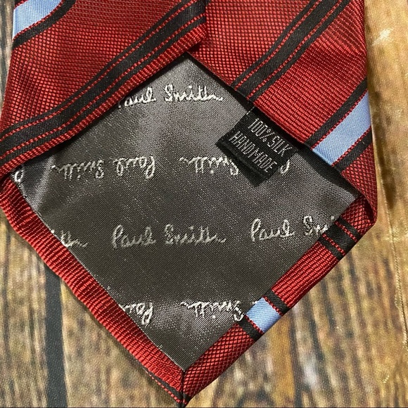 Paul Smith of London 100% Silk Tie and Cuff Links - Picture 3 of 4